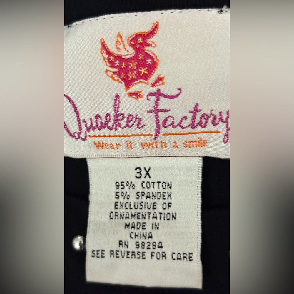 QUACKER FACTORY WOMENS TOP SHIRT BLOUSE EXCELLENT CONDITION SEE PICS - Picture 5 of 5